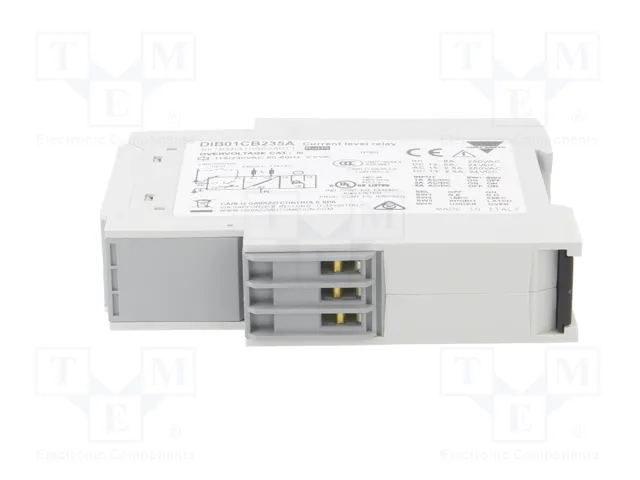 CARLO GAVAZZI DIB01CB235A Relé de monitorización de corriente SPDT CARLO GAVAZZI DIB01CB235A Relé de monitorización de corriente SPDT