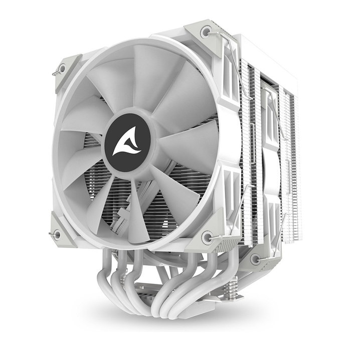 Sharkoon A60 RGB Ventilador para CPU Refrigerador de Aire Blanco