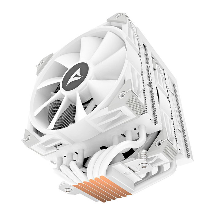 Sharkoon A60 RGB Ventilador para CPU Refrigerador de Aire Blanco