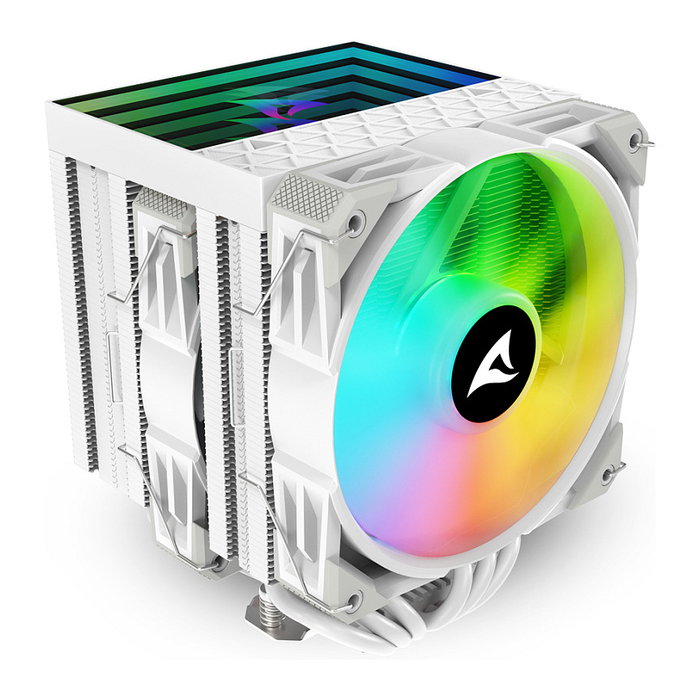 Sharkoon A60 RGB Ventilador para CPU Refrigerador de Aire Blanco