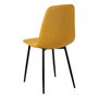 Silla Mostaza Tejido-Metal Salón 43 X 52 X 87 cm