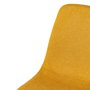 Silla Mostaza Tejido-Metal Salón 43 X 52 X 87 cm