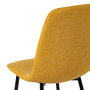 Silla Mostaza Tejido-Metal Salón 43 X 52 X 87 cm