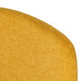 Silla Mostaza Tejido-Metal Salón 43 X 52 X 87 cm