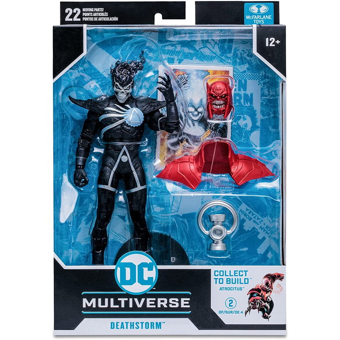 Mcfarlane Toys Figura Dc Comics Multiverse Deathstorm Blackest Night Articulable 18cm Build A
