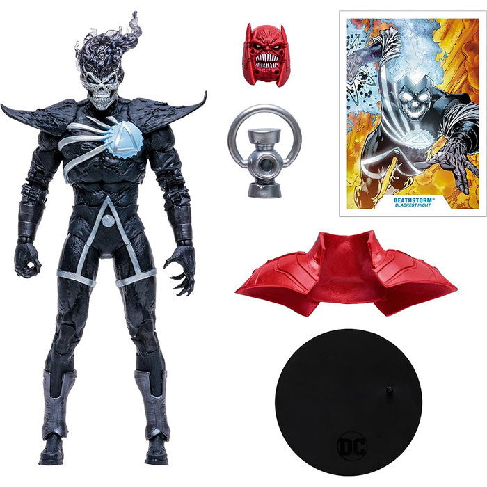 Mcfarlane Toys Figura Dc Comics Multiverse Deathstorm Blackest Night Articulable 18cm Build A