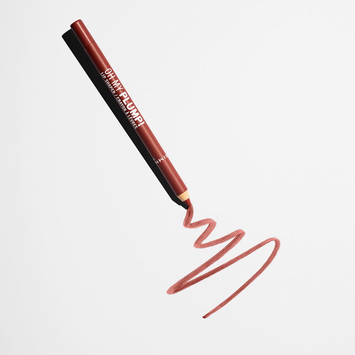Rimmel London OH MY PLUMP! Perfilador de Labios #100-Statement Look 1.2g - Color Vibrante y Duradero con Acabado Mate