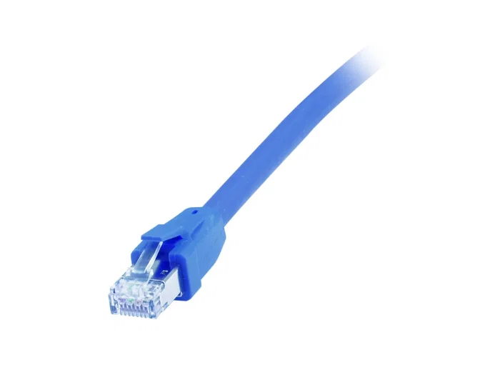 Equip 608037 Cable de Red Ethernet Azul 0.5 m - Cat8.1 S/FTP (S-STP) - 40 Gbit/s, RJ45 Macho a RJ45 Macho, 2000 MHz, PoE++