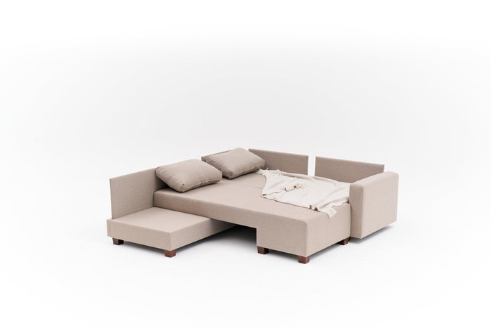 Atelier Del Sofa Sofá Cama Esquinero Beige 280x210 cm convertible con arcón Atelier Del Sofa Sofá Cama Esquinero Beige 280x210 cm convertible con arcón