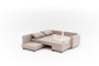 Atelier Del Sofa Sofá Cama Esquinero Beige 280x210 cm convertible con arcón
