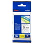 Brother TZe-111 Cinta Laminada Transparente con Texto Negro 6mm x 8m