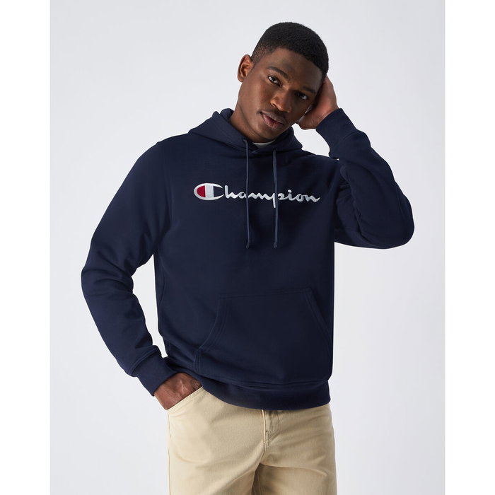Sudadera con Capucha Hombre Champion HOODED SWEATSHIRT 220253 NBK Negro XL Sudadera con Capucha Hombre Champion HOODED SWEATSHIRT 220253 NBK Negro XL