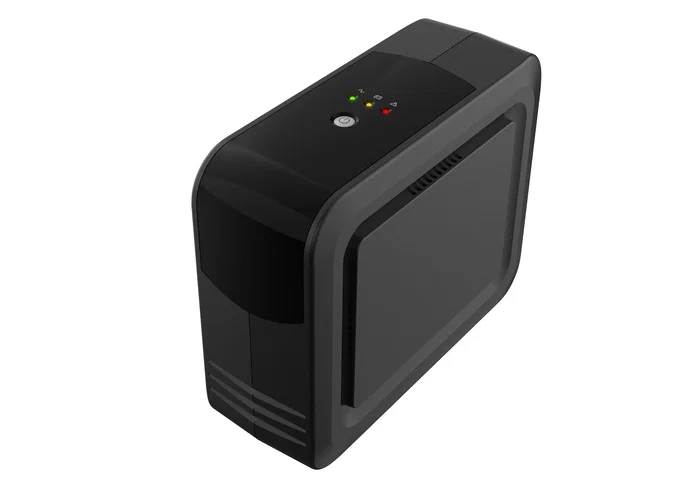 Phasak PH 9497 SAI UPS Interactivo 750 VA / 450 W, Con 3 Tomas Schuko, Puerto USB y Protección RJ45 para PC y Periféricos