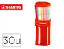 Stabilo Rotulador Punta de Fibra Pen 68 Estuche Rollerset 30 Unidades Colores Surtidos Trazo 1 mm