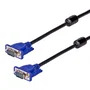 Akyga AK-AV-01 Cable VGA 1,8 m VGA (D-Sub) Macho a Macho Negro - Compatible con Resoluciones hasta WQXGA