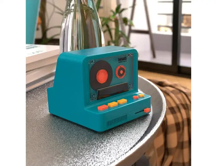 Wondee Altavoz Bluetooth Retro Blue