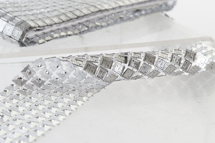 DKD Home Decor Decoración PVC Plateada 300x5x0,1 cm DKD Home Decor Decoración PVC Plateada 300x5x0,1 cm