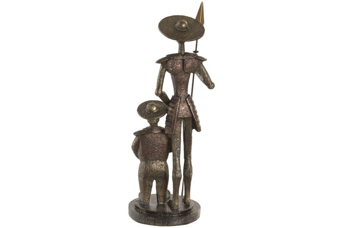 DKD Home Decor Figura de Quijote en Resina Color Bronce DKD Home Decor Figura de Quijote en Resina Color Bronce