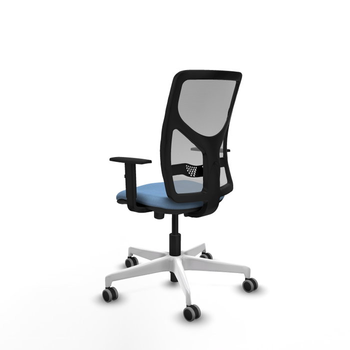 PIQUERAS Y CRESPO Silla de oficina Motilla con mecanismo Sincro/Traslack, Azul cielo y Gris PIQUERAS Y CRESPO Silla de oficina Motilla con mecanismo Sincro/Traslack, Azul cielo y Gris