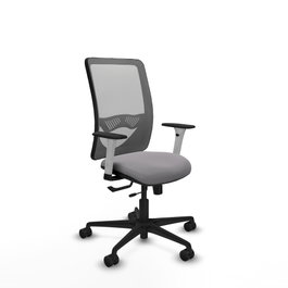 PIQUERAS Y CRESPO Silla de oficina Zulema Gris con mecanismo Sincro/Traslack