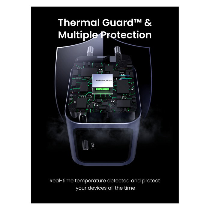 Ugreen 35006 Cargador Rápido USB-C GaN Nexode Pro 30W PD 3.0 QC 4 Gris Ugreen 35006 Cargador Rápido USB-C GaN Nexode Pro 30W PD 3.0 QC 4 Gris