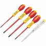 Stanley Juego de 5 Destornilladores FATMAX Slim Insulated 1000V con Tester