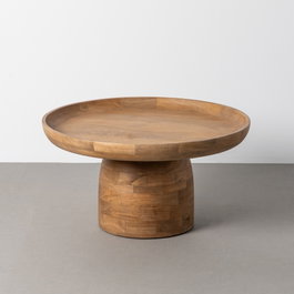 Ixia Mesita de salón de madera de mango natural
