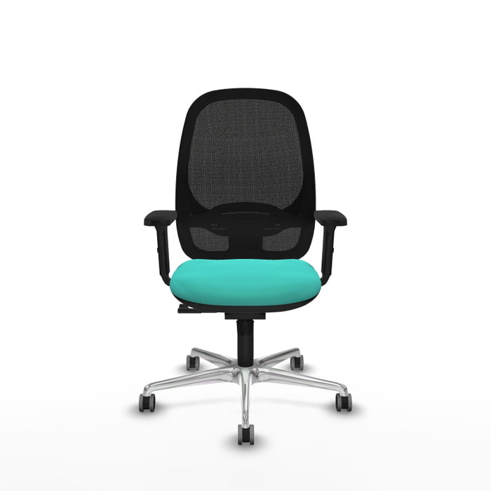 PIQUERAS Y CRESPO Silla de oficina Cilanco con mecanismo Sincro, Turquesa y Negro PIQUERAS Y CRESPO Silla de oficina Cilanco con mecanismo Sincro, Turquesa y Negro