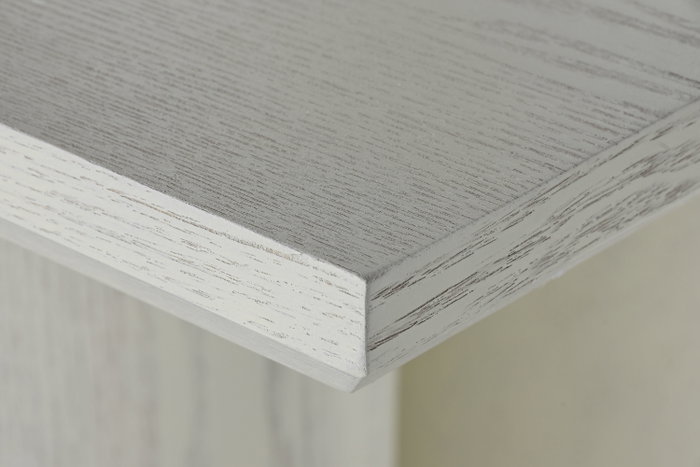 DKD Home Decor Mesa de Comedor Granito MDF 200x100x76 Blanco