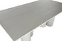 DKD Home Decor Mesa de Comedor Granito MDF 200x100x76 Blanco