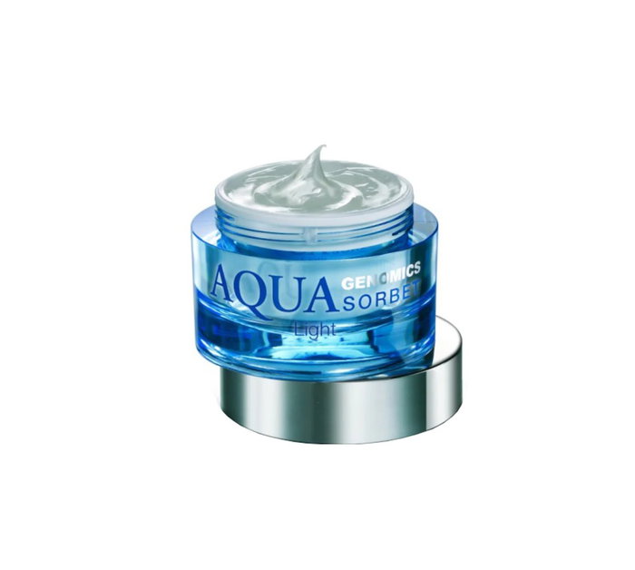 Aqua Genomics Sorbet, Glicerina, Hidratante, Mañana & Tarde, Crema, Para cara y cuello, 50 ml Aqua Genomics Sorbet, Glicerina, Hidratante, Mañana & Tarde, Crema, Para cara y cuello, 50 ml