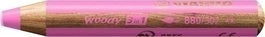 STABILO Woody 3 en 1 Lápices de Colores Pastel Rosa Estuche de 5