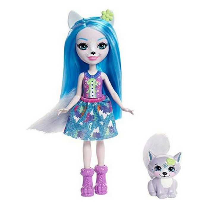 Muñeca Winsley Wolf Enchantimals Mattel 0887961537666 15 cm