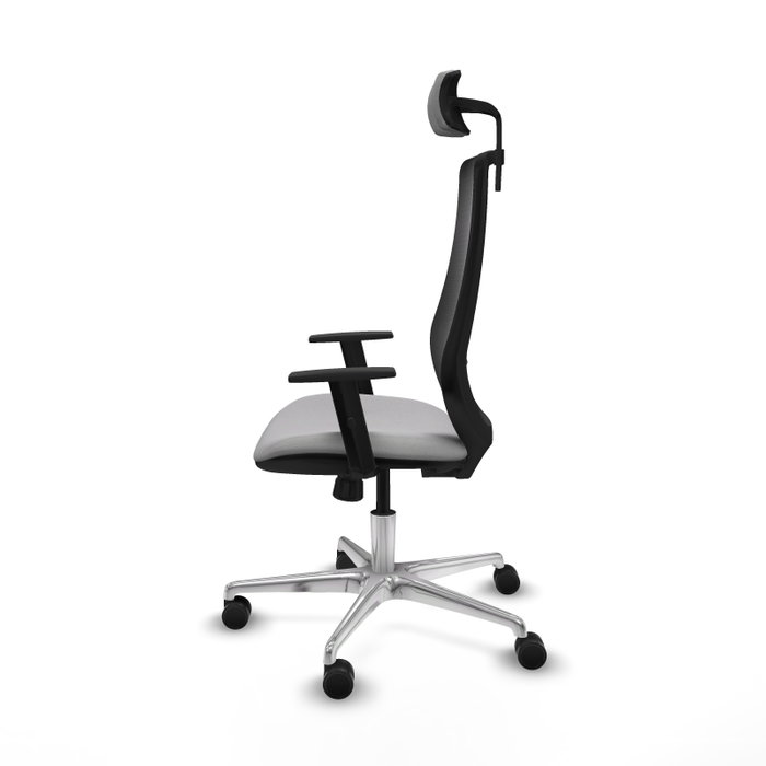 PIQUERAS Y CRESPO Silla de oficina Mardos con mecanismo Sincro Gris claro y Negro