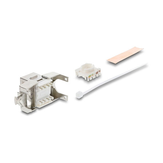 DeLOCK 90706 Módulo Keystone RJ45 Cat.6A blindado sin herramientas