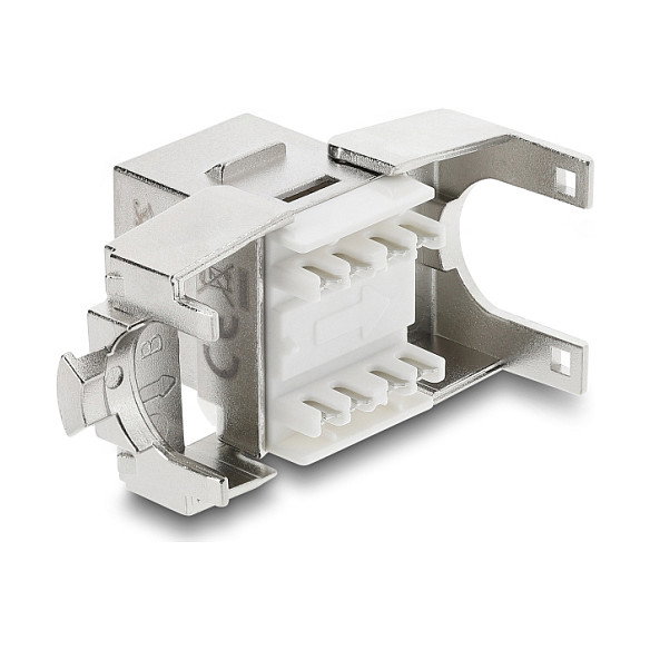 DeLOCK 90706 Módulo Keystone RJ45 Cat.6A blindado sin herramientas