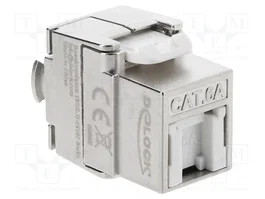 DeLOCK 90706 Módulo Keystone RJ45 para LSA Cat.6A blindado con tapa de protección