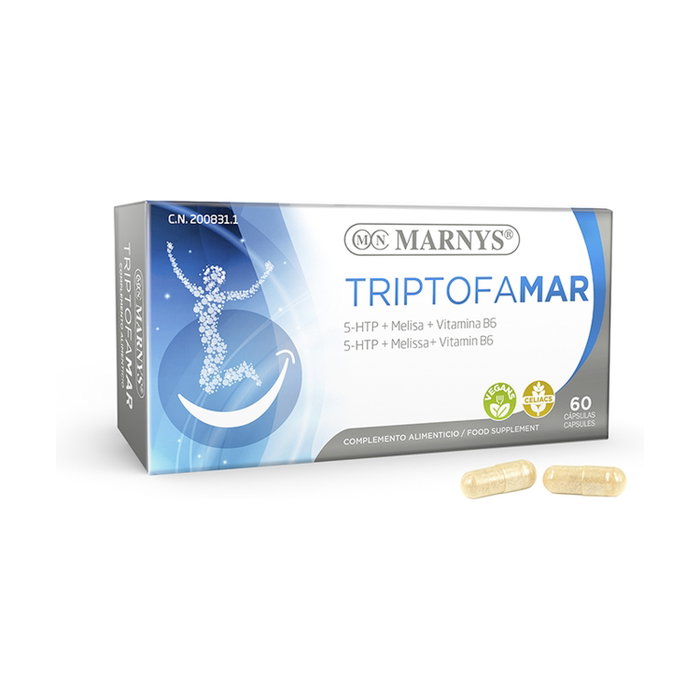 Marnys Triptofamar 60 Cápsulas - Complemento Alimenticio para el Sueño y el Estado de Ánimo