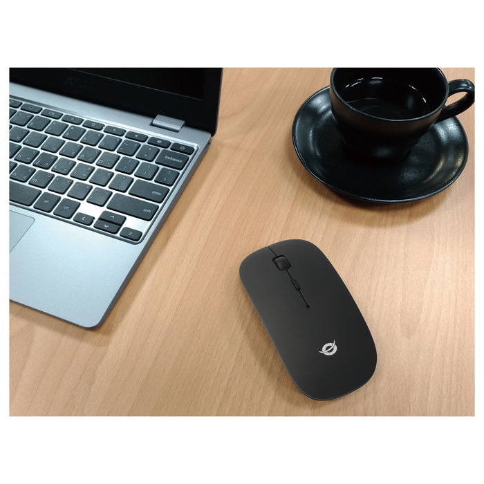 Conceptronic LORCAN01B Ratón Óptico Bluetooth 1600 DPI Ambidextro Negro