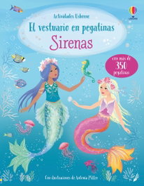 USBORNE SIRENAS VESTUARIO EN PEGATINAS