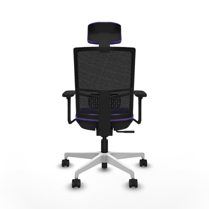PIQUERAS Y CRESPO Silla de oficina Yunquera con mecanismo Sincro, Lila y Negro PIQUERAS Y CRESPO Silla de oficina Yunquera con mecanismo Sincro, Lila y Negro