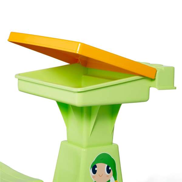 Molto Mi Primer Pupitre - Pupitre infantil para niños de 18 meses en adelante, color natural, dimensiones 52x32x31 cm