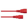 Kabelmeister Cable de extensión C14 a C13 rojo 5m