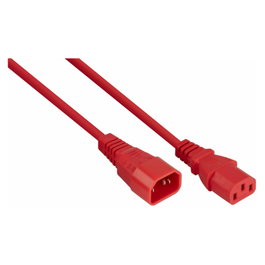 Kabelmeister Cable de extensión C14 a C13 rojo 5m