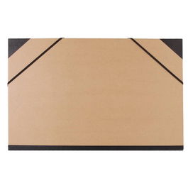 Carpeta De Dibujo Clairefontaine Carton C/Gomas A3+ Kraft Marron Verjurado (Set de 10)