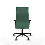 PIQUERAS Y CRESPO Sillón Albacete Verde esmeralda con mecanismo Sincro y Brazos 1D