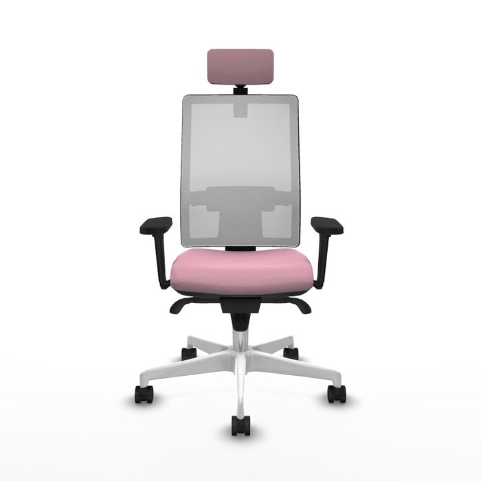 PIQUERAS Y CRESPO Silla de oficina Horna Rosa con mecanismo Sincro PIQUERAS Y CRESPO Silla de oficina Horna Rosa con mecanismo Sincro
