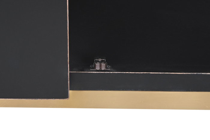 DKD Home Decor Armario Oriental Negro 110 x 50 x 180 cm DKD Home Decor Armario Oriental Negro 110 x 50 x 180 cm