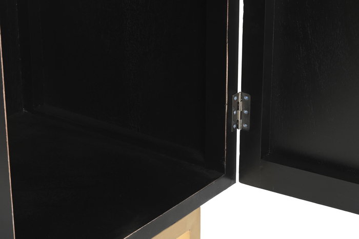 DKD Home Decor Armario Oriental Negro 110 x 50 x 180 cm DKD Home Decor Armario Oriental Negro 110 x 50 x 180 cm