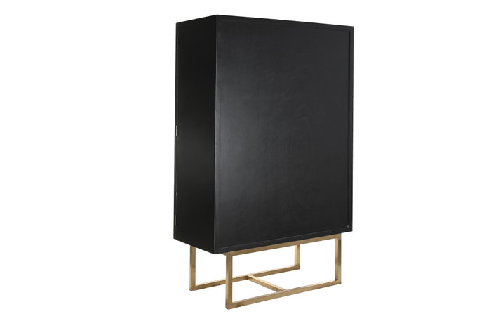 DKD Home Decor Armario Oriental Negro 110 x 50 x 180 cm DKD Home Decor Armario Oriental Negro 110 x 50 x 180 cm